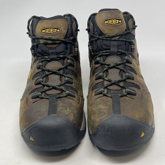 KEEN Utility Detroit XT Waterproof Steel Toe Work Boots Mens 13 EE Brown 1020085 - Picture 6 of 15